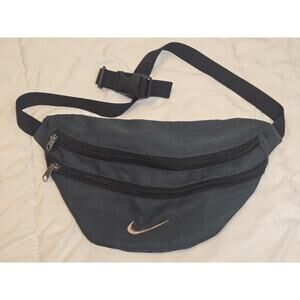 Vtg 90s Nike Fanny Pack Men's Green Waist Bag Adjustable Red Tag Hiking Retro